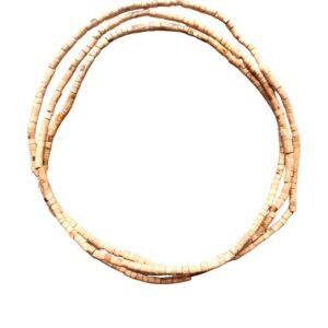 3 Round Pure Tulsi Kanthi Mala for Neck | Sacred Wooden Kanthi Chain for Men & Women | Spiritual Devotional Necklace Pack of 2