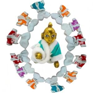 Winter Special Woolen Night Suits (Pack of 6) for Laddu Gopal ji Dress Krishna Idol(Size 0-6 no. Multicolor