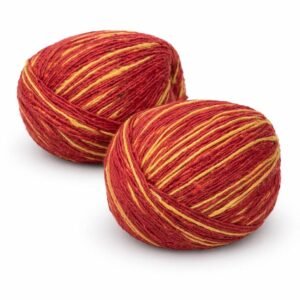 Cotton Kalava, Mauli Dhaga for Puja Havan Vrat | Red Yellow Sacred Hindu Thread | Soft Strong Pure Cotton Kalawa | Pack of 2