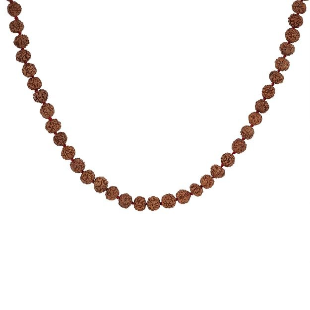 5 Mukhi Rudraksha Jaap Mala | Natural Rudraksha Beads | Spiritual Japa Mala for Men & Women | Meditation, Positivity & Protection. - Image 2