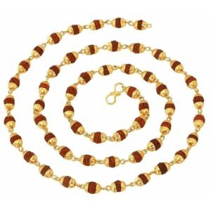 Rudraksh Mala Long Chain for Men & Women Pack of 2