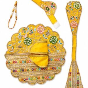 Laddu Gopal Ji Janmashtami Dress with Beautiful Pagdi Heavy Fancy Dress Size 1-6 No