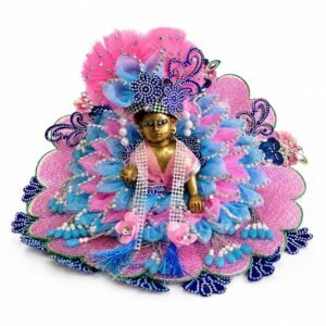 Laddu Gopal Heavy Poshak with Pagdi, Patka and Choli Ladoo Gopal Dress Size 0-6 No